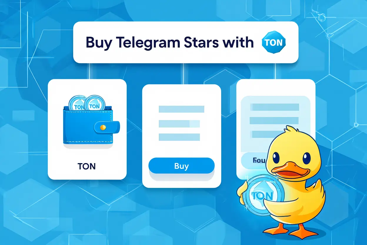 How to Buy Telegram Stars Using TON on Our Website